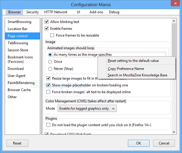 Configuration Mania Screenshot 1