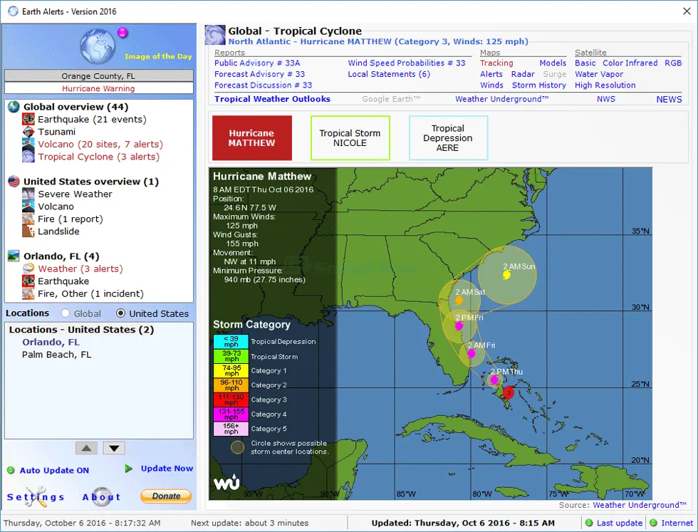 Earth Alerts Screenshot 1