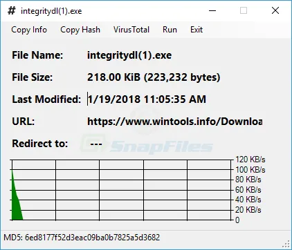 Integrity Downloader Screenshot 2