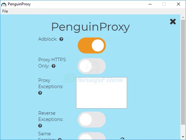 PenguinProxy Screenshot 2