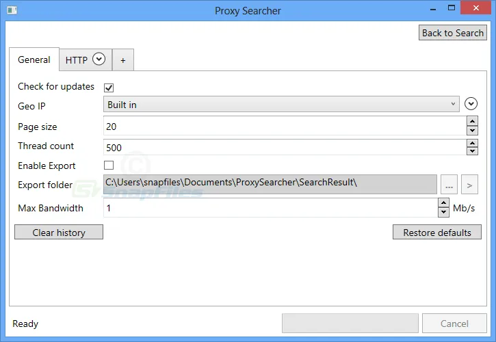 Burds Proxy Searcher Screenshot 2