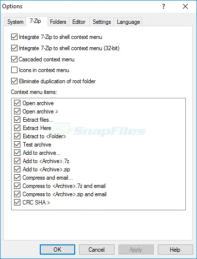 7-Zip Screenshot 2