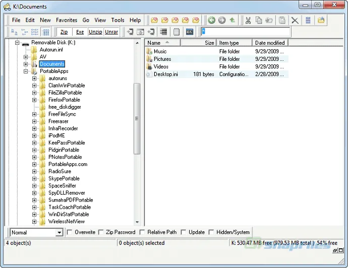 A43 File Management Utility Screenshot 1