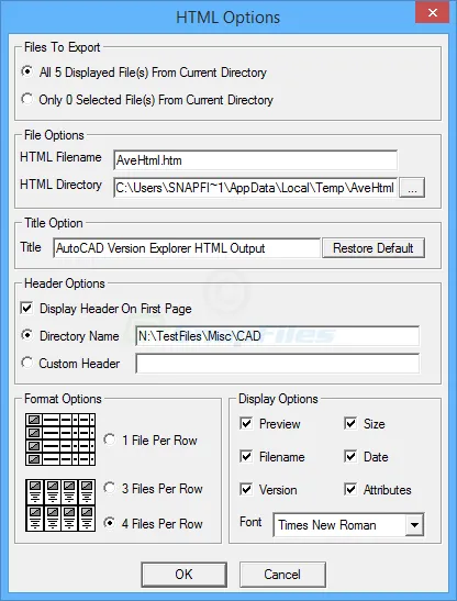 AutoCAD Version Explorer Screenshot 2