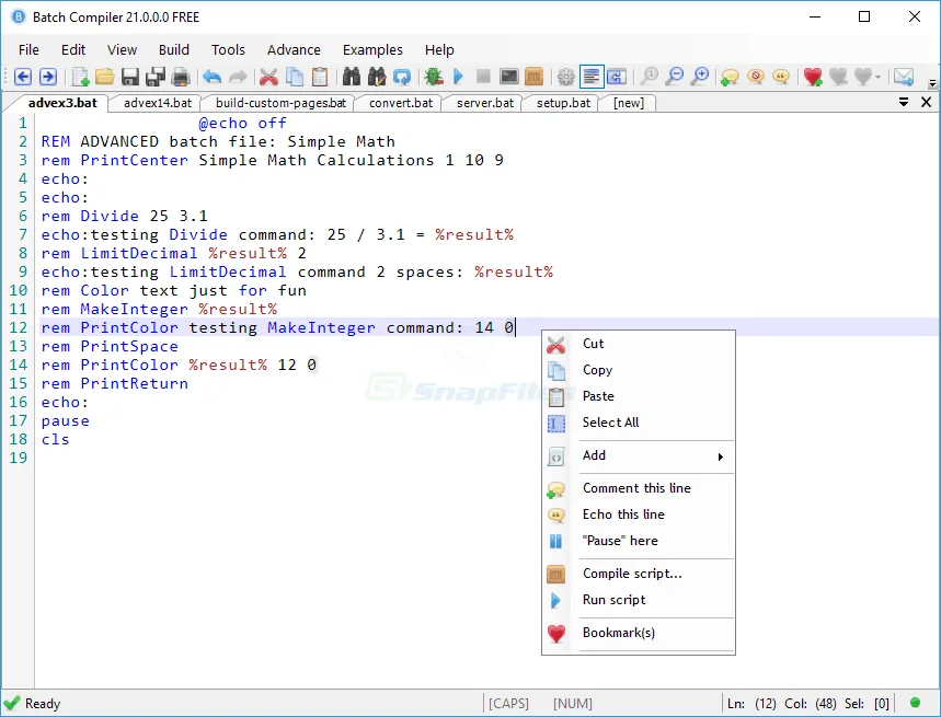 Batch Compiler Screenshot 1