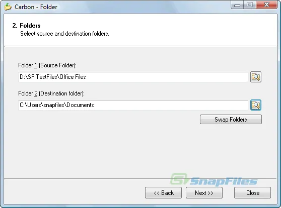 CarbonFolder Screenshot 1