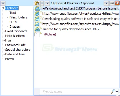 Clipboard Master Screenshot 1