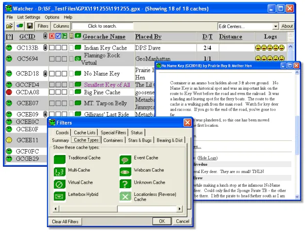 Watcher - A GPX Utility Screenshot 1