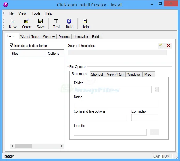 Clickteam Install Creator Screenshot 1