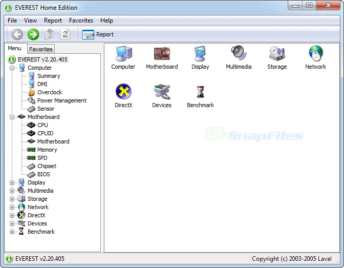 EVEREST Home Edition Screenshot 1