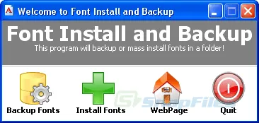 Font Install & Backup Screenshot 1