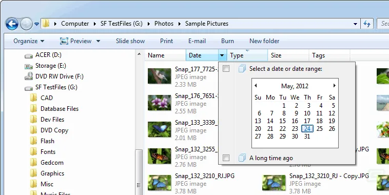 Folder Options X Screenshot 2