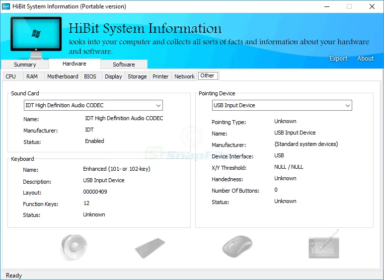 HiBit System Information Screenshot 2