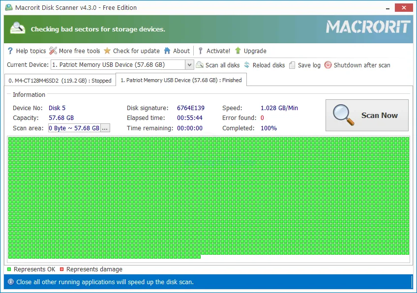 Macrorit Disk Scanner Free Screenshot 1