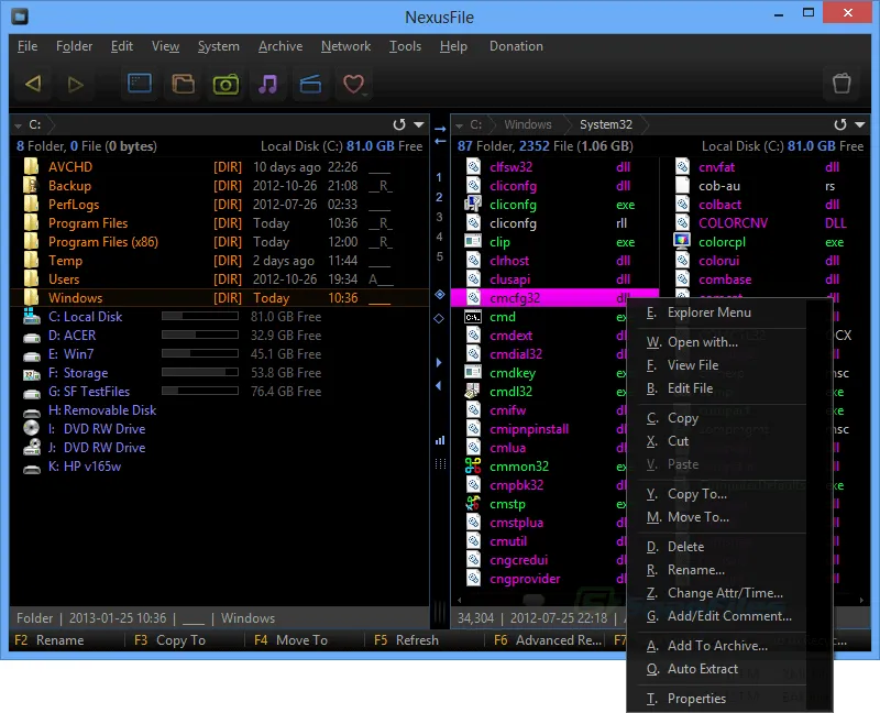 NexusFile Screenshot 1