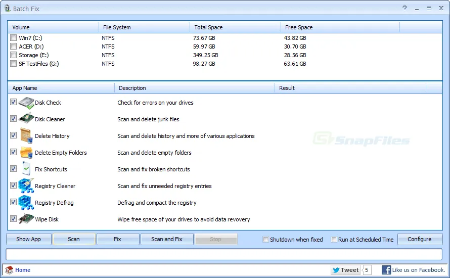 Puran Utilities Screenshot 2