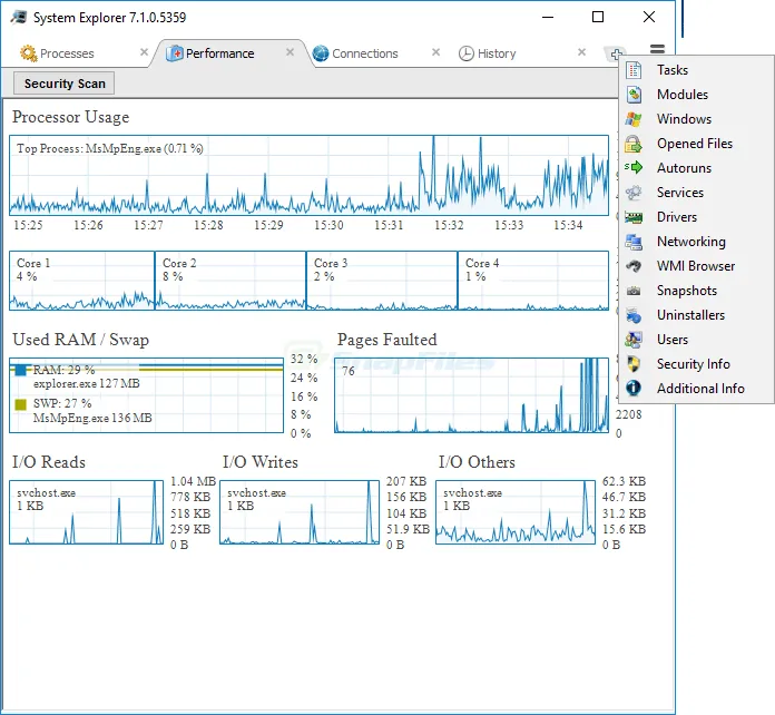 System Explorer Screenshot 2