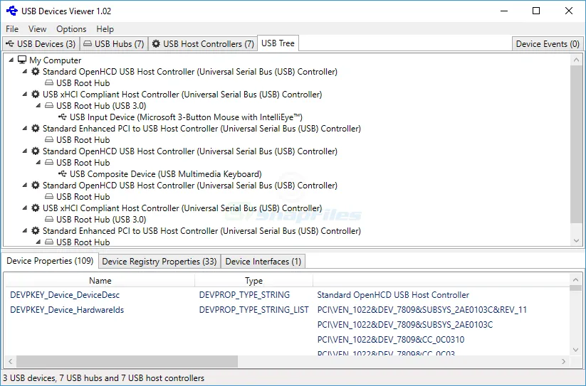 USB Devices Viewer Screenshot 2