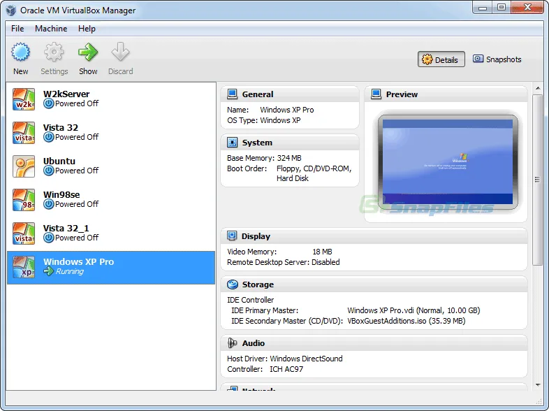 VirtualBox Screenshot 1