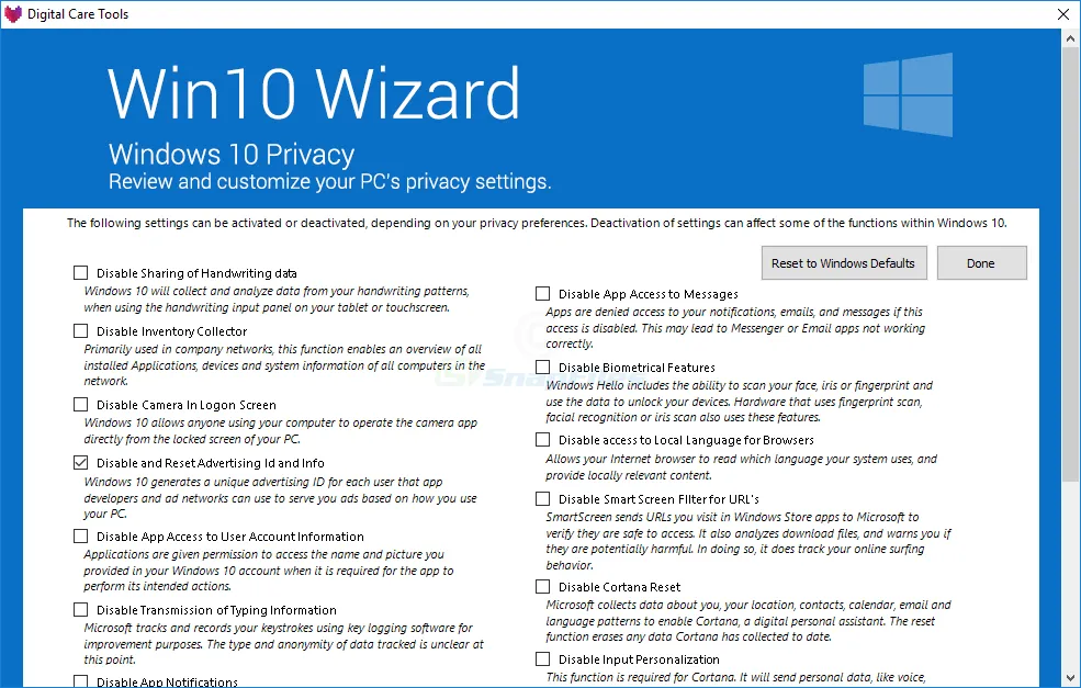 Win10 Wizard Screenshot 2