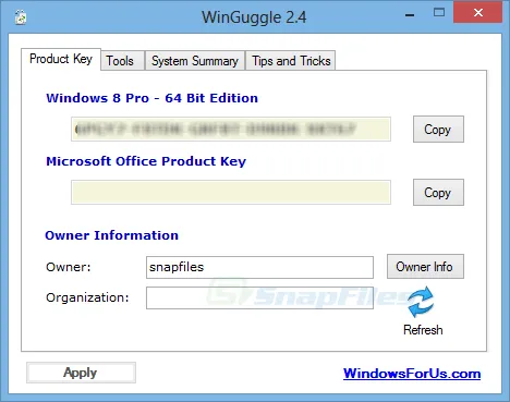 WinGuggle Screenshot 1