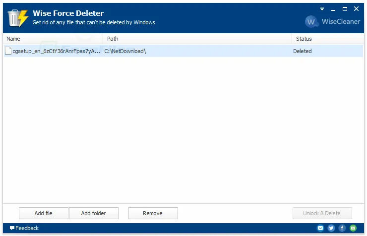 Wise Force Deleter Screenshot 2