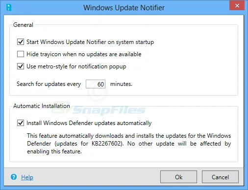 Windows Update Notifier Screenshot 1